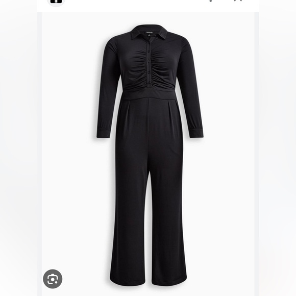 Studio Knit Wide Leg Jumpsuit - Picture 2 of 4